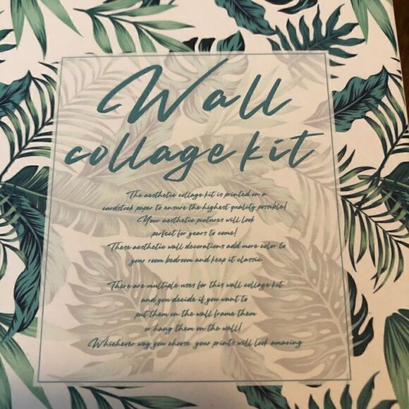 50 Pcs Aesthetic Pictures Wall Collage Kit 4x6 green/tan - Picture 2 of 5